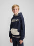 Silbon Sudadera Kids Deportiva Canguro Marino