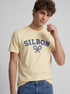 Silbon Camiseta Raqueta Media Amarillo