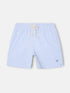 Silbon Bañador Rayas Finas Logo Azul Claro