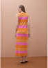 Vestido Tricot Rayas Bicolor con Lurex