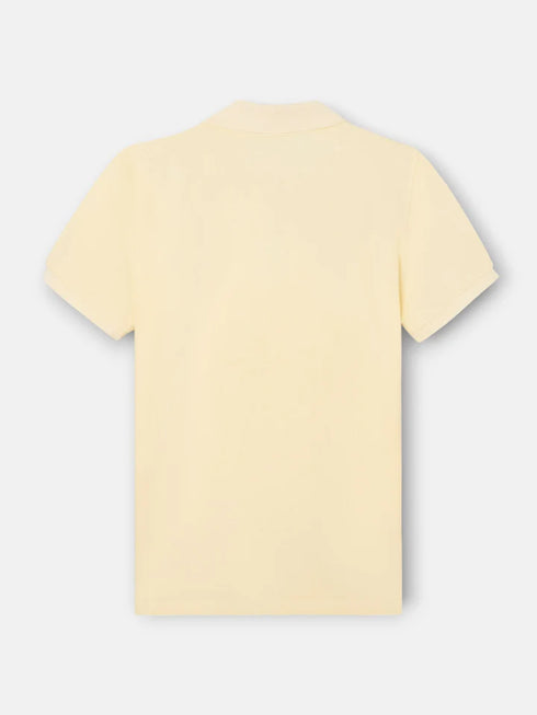 Silbon Polo Clasico Garment Dye Crema