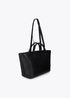 Shopper Material Trenzado Negro LF2604020
