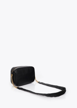 Bandolera Acolchada con Mini Tachas Negro LF2604024