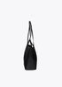 Shopper Efecto Piel Asa Doble Negro Lola Casademunt