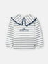 Silbon Camiseta Girl Cuello Bobo Rayas Azul y Blanco