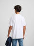 Silbon Camiseta Raqueta Media Blanca