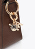 Bandolera Efecto Piel Multi Tachas Marron Lola Casademunt