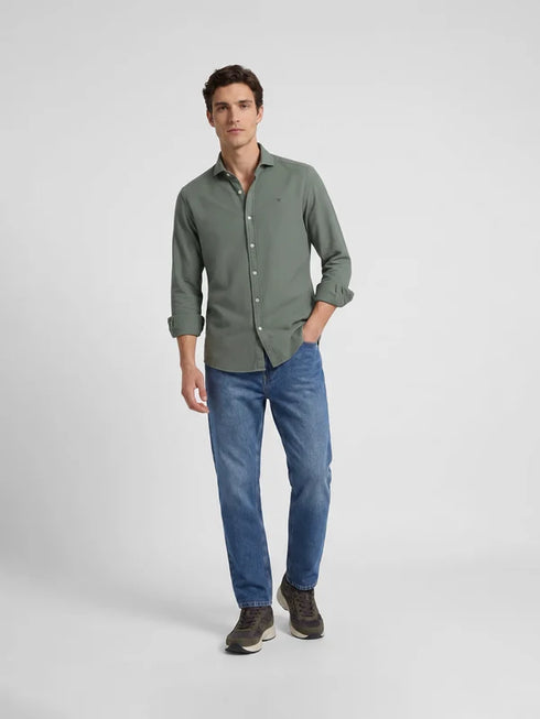 Silbon Camisa Sport Estructura Verde