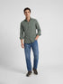 Silbon Camisa Sport Estructura Verde