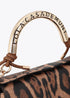 Bandolera 1981 Mediana Efecto Piel Crudo-Negro LF2604001