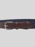 Silbon Cinturon Trenzado Marino