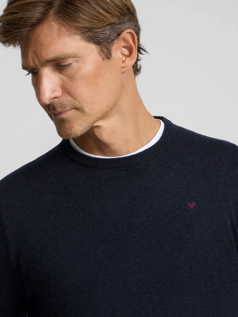 Silbon Jersey Cuello Redondo Azul Marino