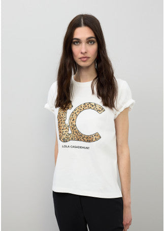 Camiseta Lc Lentejuelas Blanco Lola Casademunt LS2615004