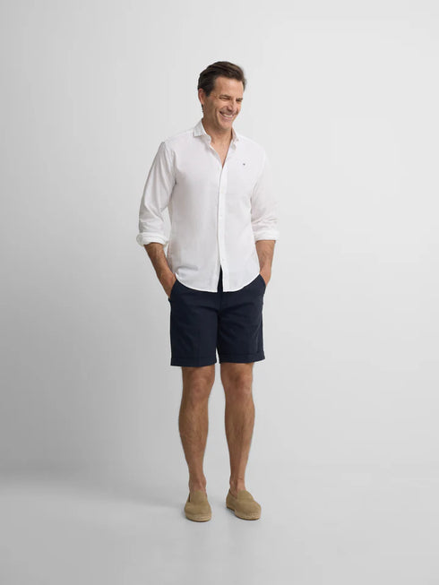 Silbon Camisa Sport Lino Blanca