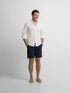 Silbon Camisa Sport Lino Blanca