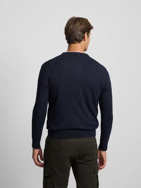 Silbon Jersey Cuello Redondo Azul Marino