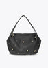 Shopper Efecto Piel Multi Tachas Negro Lola Casademunt
