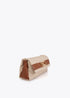 Bandolera con Solapa Canvas y Efecto Piel Crudo-Marron Lola Casademunt LS2604077
