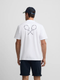 Silbon Camiseta Raquetas Lettering Blanca