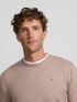 Silbon Jersey Cuello Redondo Beige Claro
