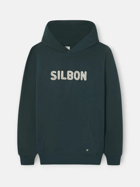 Silbon Sudadera Capucha Cuerda Verde Oscuro