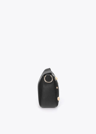 Bandolera Efecto Piel Multi Tachas Negro Lola Casademunt