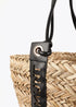 Capazo Detalle Asa Logo Troquelado Beige Lola Casademunt LS2604091