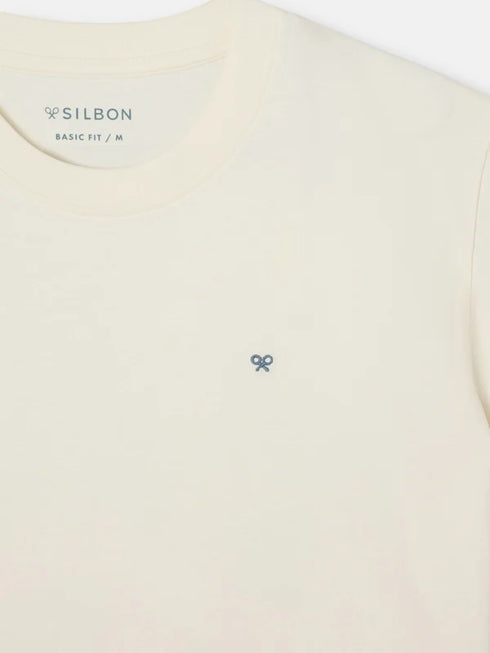 Silbon Camiseta Poster Raquetas Crema