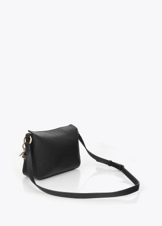 Bandolera Efecto Piel Multi Tachas Negro Lola Casademunt