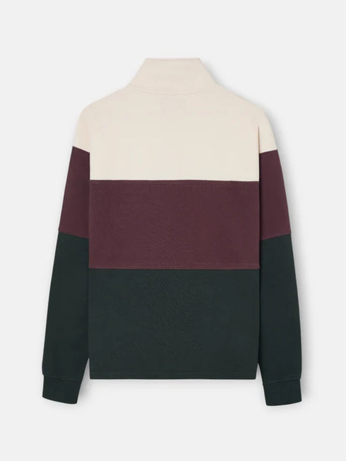 Silbon Sudadera Media Cremallera Bloques Verde