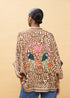 Kimono Estampado Manchas Marron-Crudo Lola Casademunt LS2602002