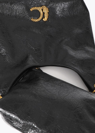 Shopper con Detalle de Asa Trenzada Negro LF2604026