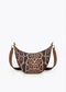 Bandolera Animal Print con Asa Logo Troquelado Marron-Negro LF2604017