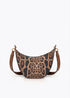 Bandolera Animal Print con Asa Logo Troquelado Marron-Negro LF2604017