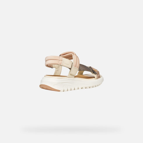 Sandalias Geox Papyrus/dk Beige D65BSD