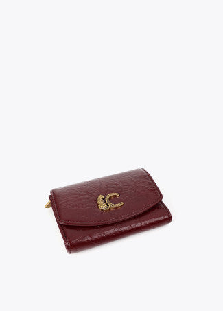 Monedero Efecto Cocodrilo Burdeos LF2612007