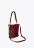 Hobo con Detalle Asa Trenzada Burdeos LF2604027