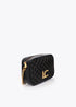 Bandolera Acolchada con Mini Tachas Negro LF2604024