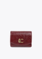 Monedero Efecto Cocodrilo Burdeos LF2612007
