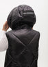 Chaleco plumas midi doble tejido NEGRO LF2501006.00N LOLA CASADEMUNT