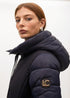 Abrigo plumas a contraste NAVY LF2501024.071 LOLA CASADEMUNT