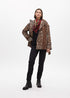 Chaqueta animal print cinturón MARRON-NEGRO LF2502012.25N LOLA CASADEMUNT