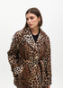 Chaqueta animal print cinturón MARRON-NEGRO LF2502012.25N LOLA CASADEMUNT
