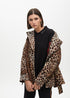 Chaqueta animal print cinturón MARRON-NEGRO LF2502012.25N LOLA CASADEMUNT