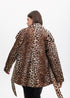 Chaqueta animal print cinturón MARRON-NEGRO LF2502012.25N LOLA CASADEMUNT