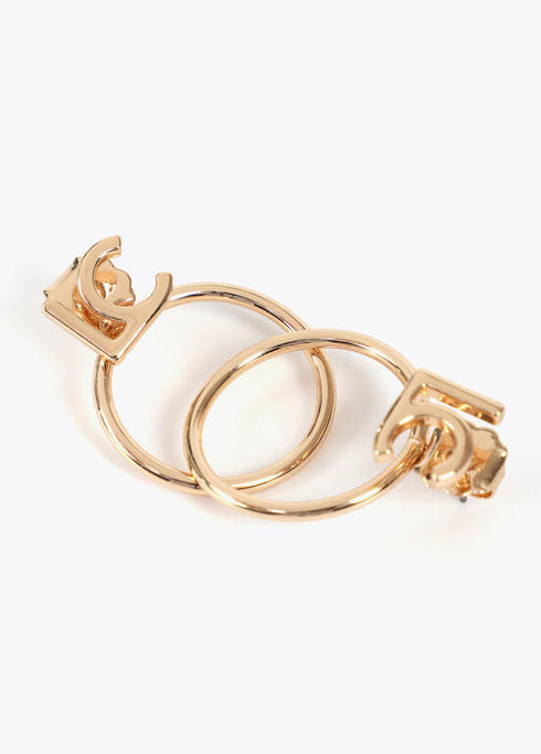 Pendientes aro frontal LC LOLA CASADEMUNT DORADO LF2503002.0M2.U