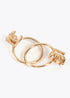 Pendientes aro frontal LC LOLA CASADEMUNT DORADO LF2503002.0M2.U