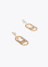 Pendientes LOGO ovalado joya LOLA CASADEMUNT DORADO LF2503003.0M2.U
