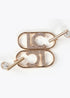 Pendientes LOGO ovalado joya LOLA CASADEMUNT DORADO LF2503003.0M2.U