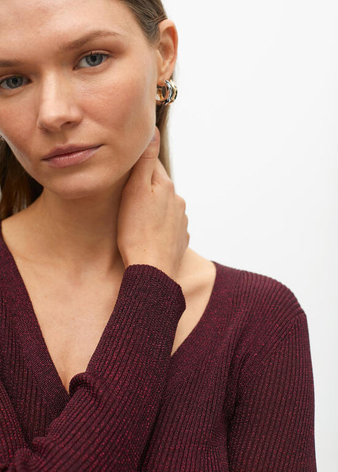 Pendientes doble aro print animal bicolor LOLA CASADEMUNT METAL-METAL LF2503008.2MM.U